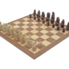 The Berkeley Chess Medieval Russet & Walnut Chess Set