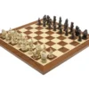 The Berkeley Chess Alice In Wonderland Russet & Mahogany Chess Set