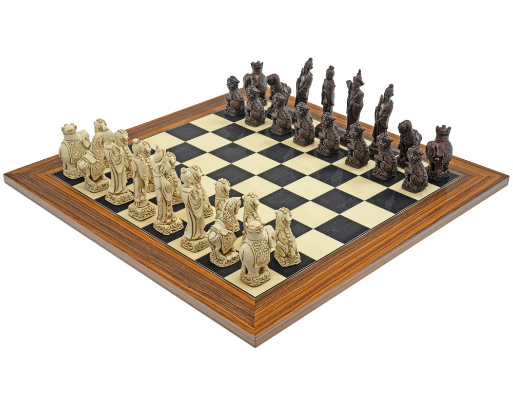 The Berkeley Chess Mandarin Russest Palisander Chess Set 1 The Berkeley Chess Mandarin Russest Palisander Chess Set