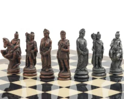 The Berkeley Chess Roman Metal & Palisander Chess Set -Board Games - Chess And Cards Shop RCPB412b 04
