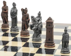 The Berkeley Chess Roman Metal & Palisander Chess Set -Board Games - Chess And Cards Shop RCPB412b 05