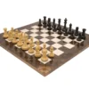 The Monarch Ebony And Walnut Grand Luxury Chess Set