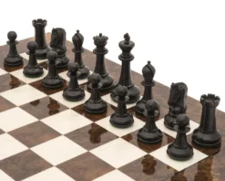 The Monarch Ebony And Walnut Grand Luxury Chess Set 9 The Monarch Ebony And Walnut Grand Luxury Chess Set -Board Games - Chess And Cards Shop RCPB422 02