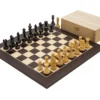 The Fierce Knight Black And Wenge Chess Set