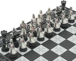The Knights Templar Crusade Hand Painted Themed Chess Set By Italfama 10 The Knights Templar Crusade Hand Painted Themed Chess Set By Italfama -Board Games - Chess And Cards Shop RCPB433 03