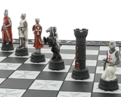 The Knights Templar Crusade Hand Painted Themed Chess Set By Italfama 13 The Knights Templar Crusade Hand Painted Themed Chess Set By Italfama -Board Games - Chess And Cards Shop RCPB433 06