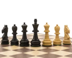 The Emerald Black And Walnut Folding Chess Set -Board Games - Chess And Cards Shop RCPB435 04