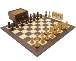 The Sentinel Rosewood And Palisander Grand Luxury Chess Set