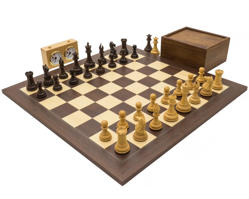 The Sentinel Rosewood And Palisander Grand Luxury Chess Set 8 The Sentinel Rosewood And Palisander Grand Luxury Chess Set - Image 8