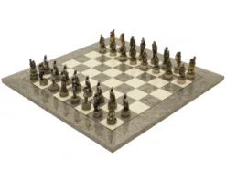 The Zombie And Grey Ash Deluxe Chess Set