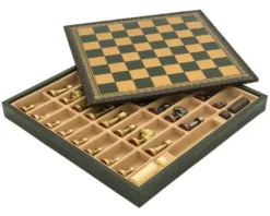 The Turin Verde Italian Chess Set Incorporating Backgammon Board, Dice And Draughts 19 The Turin Verde Italian Chess Set Incorporating Backgammon Board, Dice And Draughts -Board Games - Chess And Cards Shop RCPB443 07