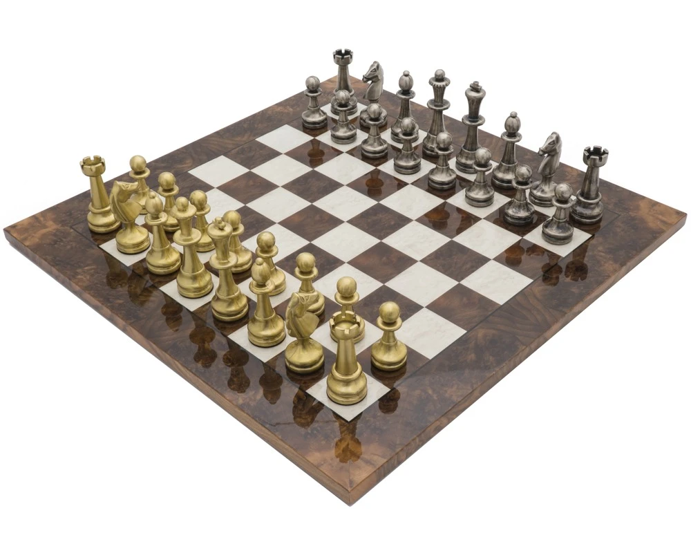 The Vicenza Dark Walnut Luxury Chess Set 1 The Vicenza Dark Walnut Luxury Chess Set