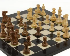 American Staunton Sheesham And Black Chess Set 14 American Staunton Sheesham And Black Chess Set -Board Games - Chess And Cards Shop RCPB455 3