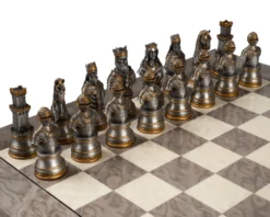 The Medieval And Ash Burl Luxury Chess Set -Board Games - Chess And Cards Shop RCPB464 03