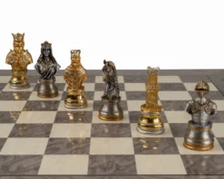 The Medieval And Ash Burl Luxury Chess Set -Board Games - Chess And Cards Shop RCPB464 06