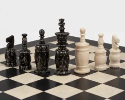 The Barley Corn And Black Deluxe Chess Set -Board Games - Chess And Cards Shop RCPB465 05