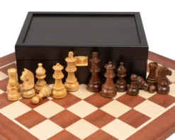 The Down Head Acacia Championship Chess Set -Board Games - Chess And Cards Shop RCPB468 02