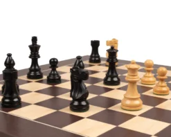 The French Knight Black And Wenge Chess Set -Board Games - Chess And Cards Shop RCPB470 04