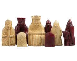 The Isle Of Lewis Black And Red Chess Set -Board Games - Chess And Cards Shop RCPB472 03