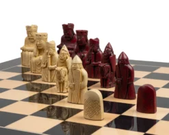 The Isle Of Lewis Black And Red Chess Set -Board Games - Chess And Cards Shop RCPB472 05