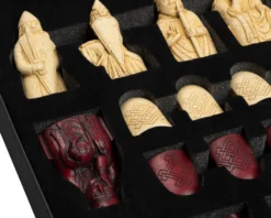 The Isle Of Lewis Black And Red Chess Set -Board Games - Chess And Cards Shop RCPB472 10