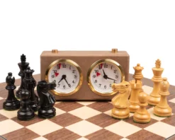 The Executive Walnut Deluxe Chess Set -Board Games - Chess And Cards Shop RCPB473 02
