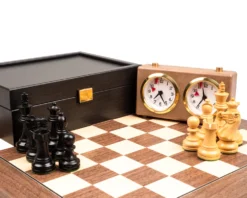 The Executive Walnut Deluxe Chess Set -Board Games - Chess And Cards Shop RCPB473 03