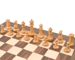 The 1869 Reproduction Staunton Ebony And Walnut Grand Luxury Chess Set -Board Games - Chess And Cards Shop RCPB477 02