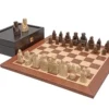 The Regency Isle Of Lewis And Mahogany Chess Set Mid Sized