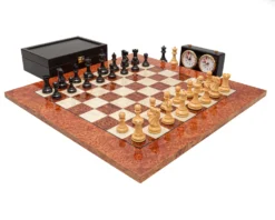 The Highgrove Ebony And Briarwood Luxury Chess Set -Board Games - Chess And Cards Shop RCPB483 05