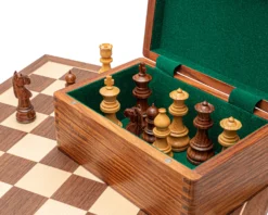 The Opus Sheesham And Walnut Chess Set With Case 11 The Opus Sheesham And Walnut Chess Set With Case -Board Games - Chess And Cards Shop RCPB484 04