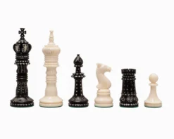 The Kings Cross Carved And Grey Erable Chess Set -Board Games - Chess And Cards Shop RCPB486 02