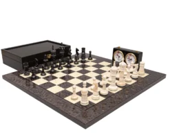 The Kings Cross Carved And Grey Erable Chess Set -Board Games - Chess And Cards Shop RCPB486 05