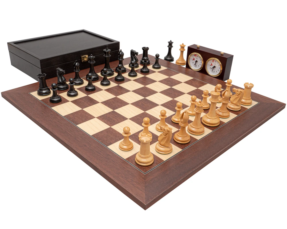 The 1853 Paulsen Reproduction Ebony And Montgoy Palisander Luxury Chess Set 1 The 1853 Paulsen Reproduction Ebony And Montgoy Palisander Luxury Chess Set