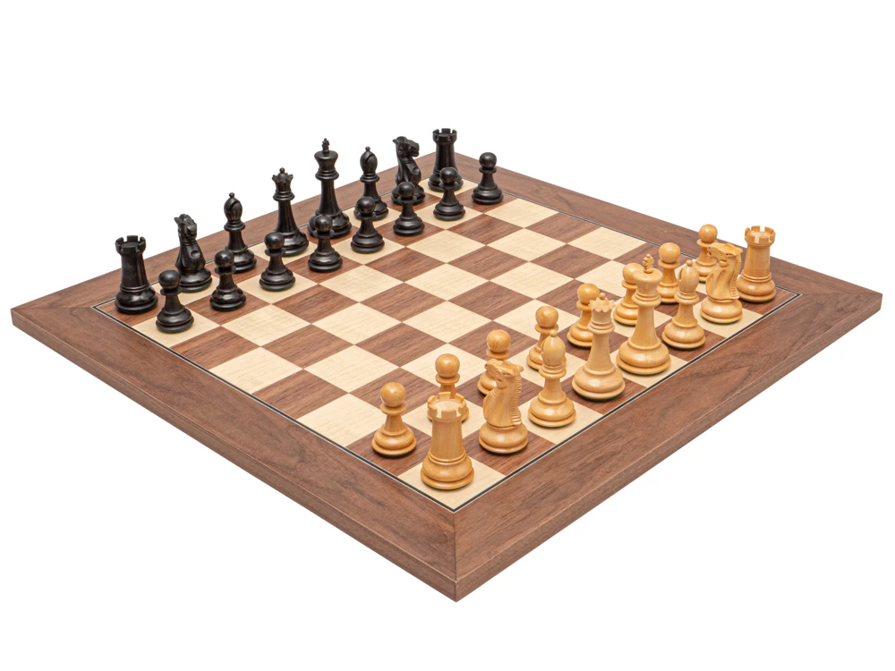 The Warwick Grand Black And Walnut Chess Set 1 The Warwick Grand Black And Walnut Chess Set