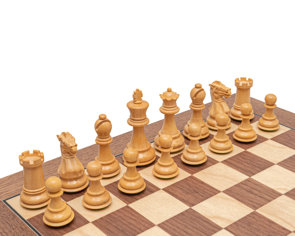 The Old English Black And Walnut Chess Set 3 The Old English Black And Walnut Chess Set - Image 3