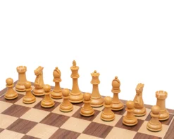 The Arundel Black And Walnut Classic Chess Set -Board Games - Chess And Cards Shop RCPB498 02