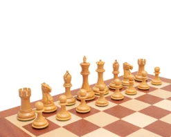 The Abingdon Black And Mahogany Chess Set -Board Games - Chess And Cards Shop RCPB499 02