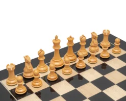 The 1972 Reproduction Ebony Luxury Chess Set -Board Games - Chess And Cards Shop RCPB500 02