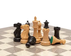 The Victoria Black And Grey Ash Burl Classic Chess Set 13 The Victoria Black And Grey Ash Burl Classic Chess Set -Board Games - Chess And Cards Shop RCPB503 06