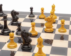The Harrwitz Black And Anegre Staunton Chess Set -Board Games - Chess And Cards Shop RCPB504 03