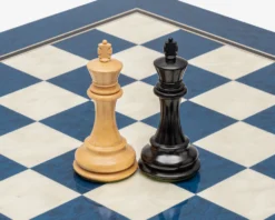 The Windsor Ebony And Blue Luxury Chess Set 12 The Windsor Ebony And Blue Luxury Chess Set -Board Games - Chess And Cards Shop RCPB508 05