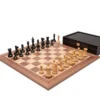 The Windsor Ebony And Walnut Traditional Chess Set