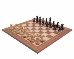 The Windsor Ebony And Mahogany Classic Chess Set