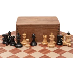 The Tournament Black And Mahogany Chess Set With Case 6 The Tournament Black And Mahogany Chess Set With Case -Board Games - Chess And Cards Shop RCPB517 02