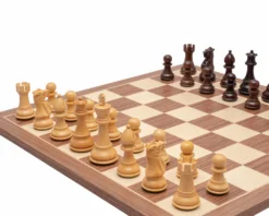 The Classic Rosewood And Walnut Luxury Staunton Chess Set -Board Games - Chess And Cards Shop RCPB521 03