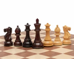 The Classic Rosewood And Walnut Luxury Staunton Chess Set -Board Games - Chess And Cards Shop RCPB521 04