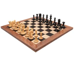 The Blackburne Ebony Luxury Chess Set