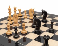 The Blackburne Ebony And Black Anegre Chess Set -Board Games - Chess And Cards Shop RCPB524 03