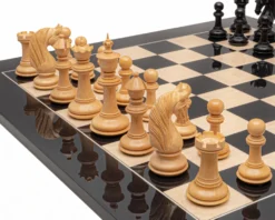 The Blackburne Ebony And Black Anegre Chess Set -Board Games - Chess And Cards Shop RCPB524 05